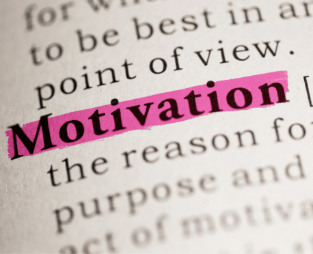 page of dictionary with the word Motivation highlighted in red