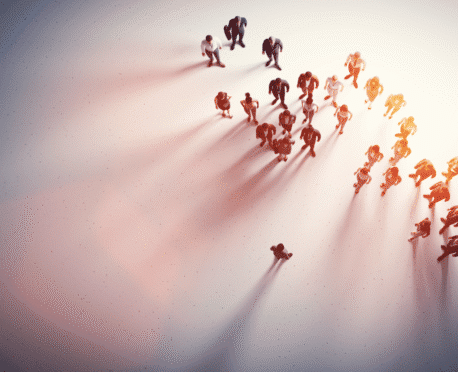 Small group of business leaders symbolizing strong finance professionals competing for CFO roles